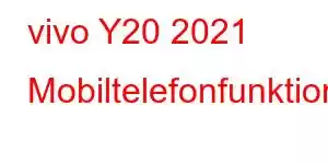 vivo Y20 2021 Mobiltelefonfunktioner