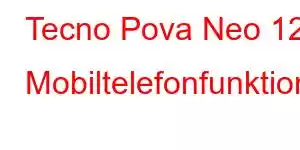 Tecno Pova Neo 12 Mobiltelefonfunktioner