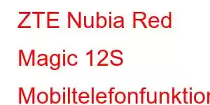 ZTE Nubia Red Magic 12S Mobiltelefonfunktioner