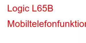 Logic L65B Mobiltelefonfunktioner