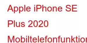 Apple iPhone SE Plus 2020 Mobiltelefonfunktioner