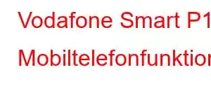 Vodafone Smart P12 Mobiltelefonfunktioner