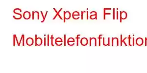 Sony Xperia Flip Mobiltelefonfunktioner