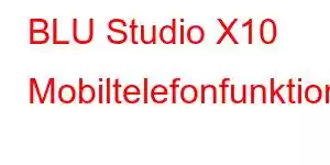 BLU Studio X10 Mobiltelefonfunktioner