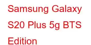 Samsung Galaxy S20 Plus 5g BTS Edition Mobiltelefonfunktioner