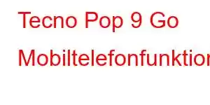 Tecno Pop 9 Go Mobiltelefonfunktioner