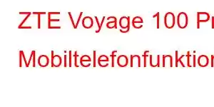 ZTE Voyage 100 Pro Mobiltelefonfunktioner