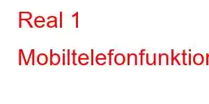 Real 1 Mobiltelefonfunktioner