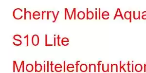 Cherry Mobile Aqua S10 Lite Mobiltelefonfunktioner