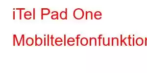 iTel Pad One Mobiltelefonfunktioner