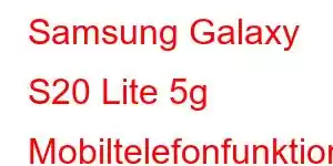 Samsung Galaxy S20 Lite 5g Mobiltelefonfunktioner