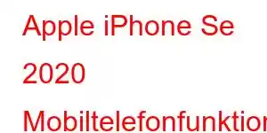 Apple iPhone Se 2020 Mobiltelefonfunktioner