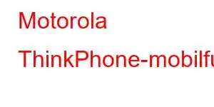 Motorola ThinkPhone-mobilfunktioner