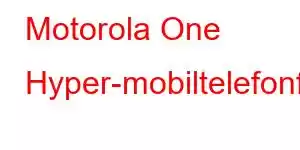 Motorola One Hyper-mobiltelefonfunktioner