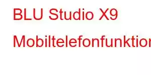 BLU Studio X9 Mobiltelefonfunktioner